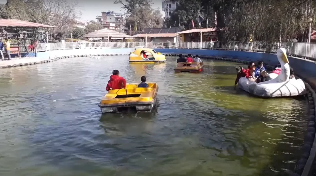 kathmandu fun park boat ride